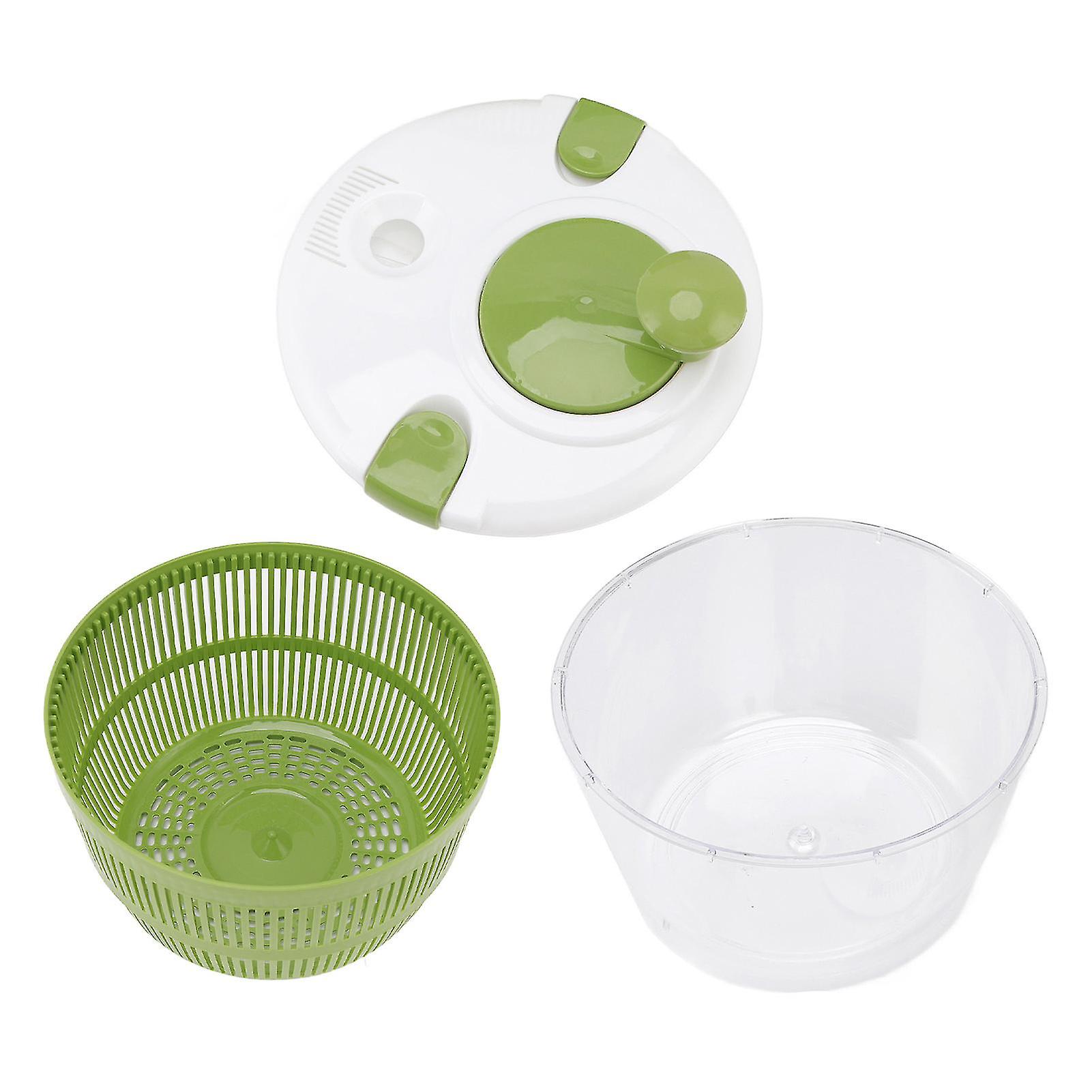 Versatile Hand-Cranked Salad Spinner for Drying Vegetables
