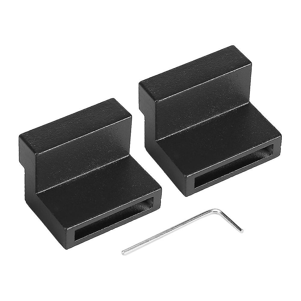 Zinc Alloy Door Stopper Replacement Part for Sliding Barn Door Rail Track, Heavy Duty, Adjustable Size, Compatible with Most Models