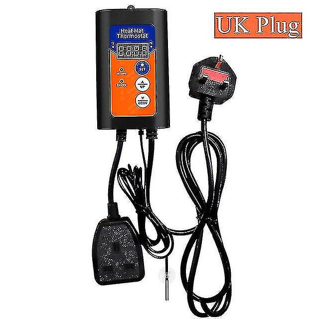 Heat Mat Thermostat 1000w Digital Temperature Controller Precise Temperature Control Hydroponic Plants Seed Germination Reptiles