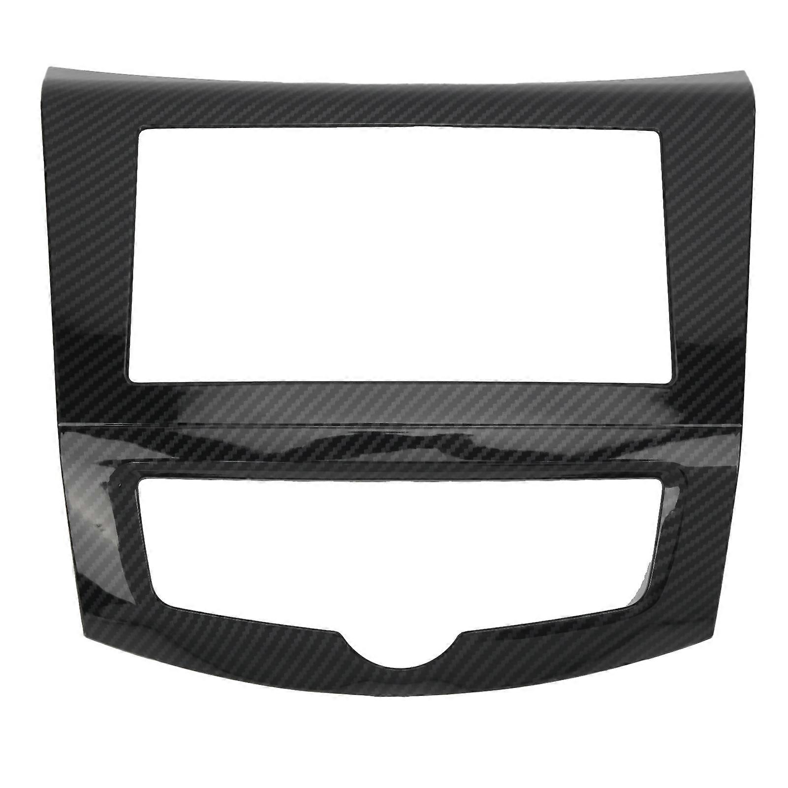 Garniture de panneau de navigation GPS en fibre de carbone pour Nissan Navara NP300 Frontier 2015-2019