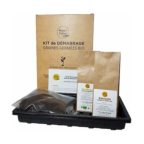 Starter kit for organic sprouted seeds 1 unit