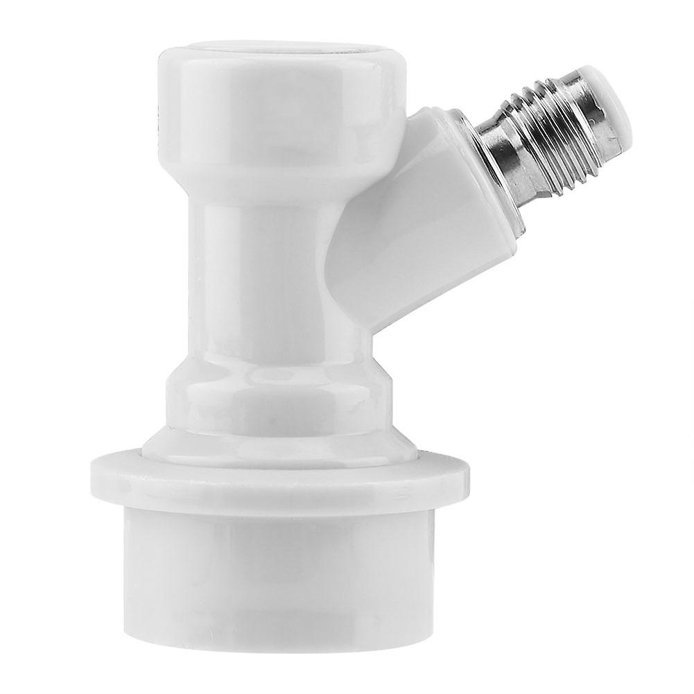 Homebrew Beer Soda Ball Lock Disconnect Kit, White, Corny Keg Liquid Connectors, Easy Installation & Disconnection for Homebrewing Enthusiasts