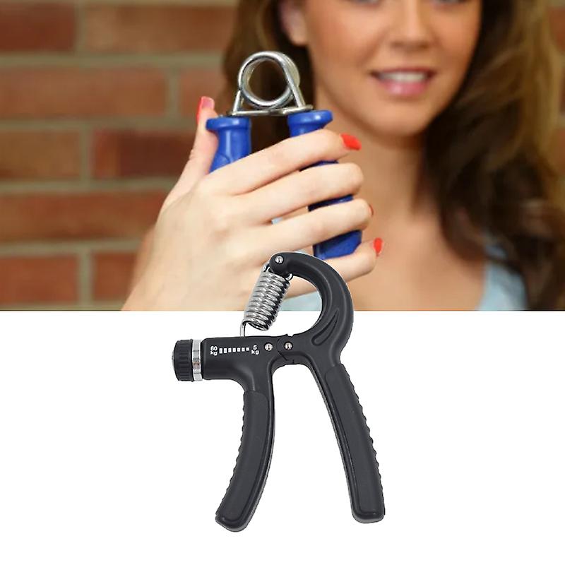 Adjustable Grip Strength Trainer 11-132.3lb Small Black Gripper