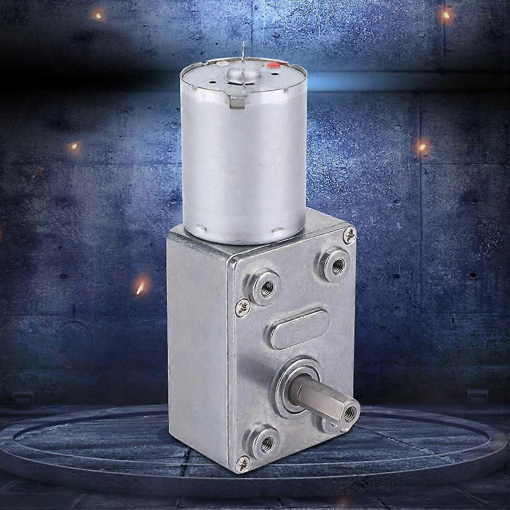 Micro Type 12V DC Worm Gear Motor, Large Torsion, 9 Speeds