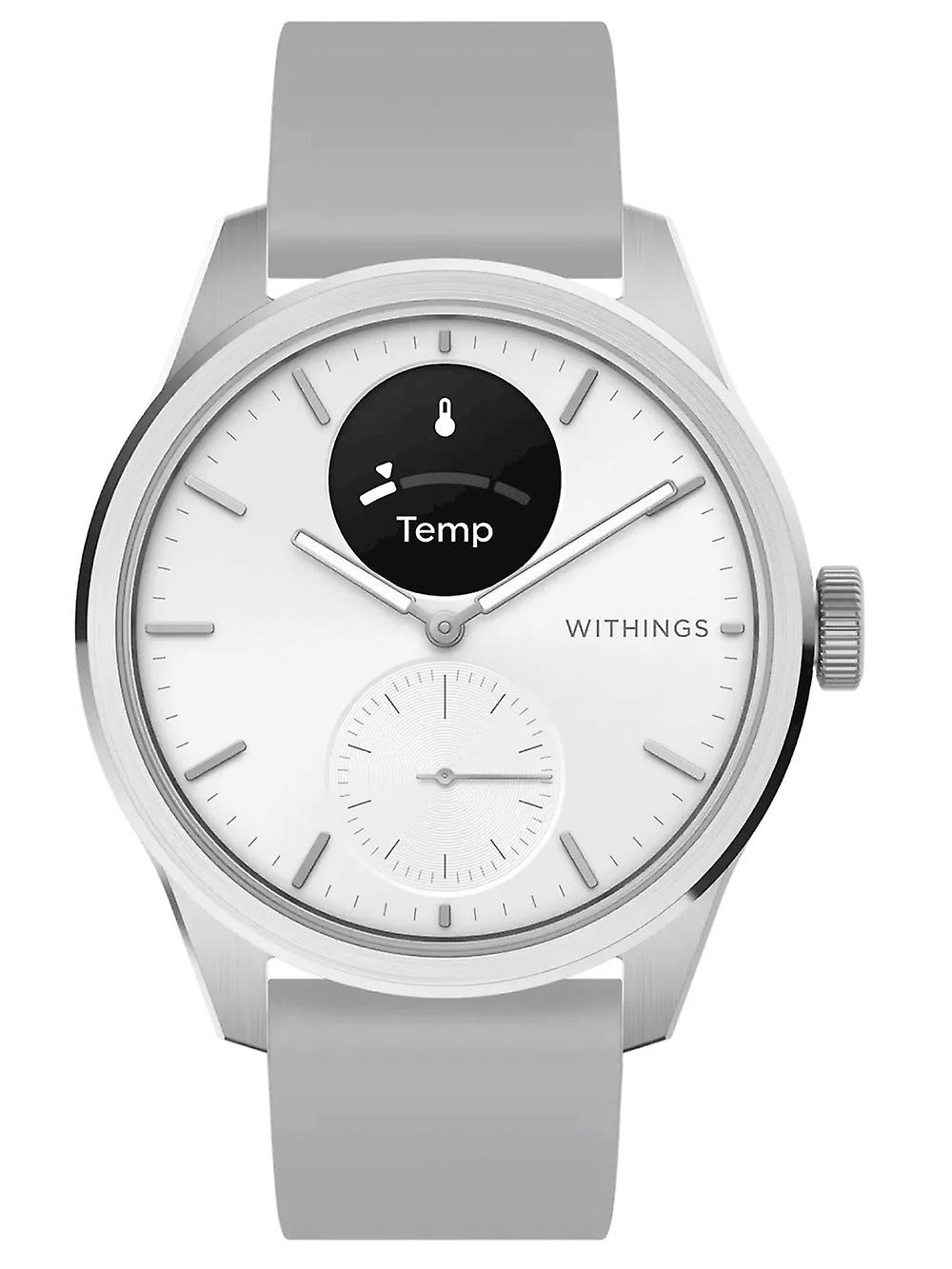 Withings HWA10-model 5-All-Int ScanWatch 2 White 42 mm 5ATM