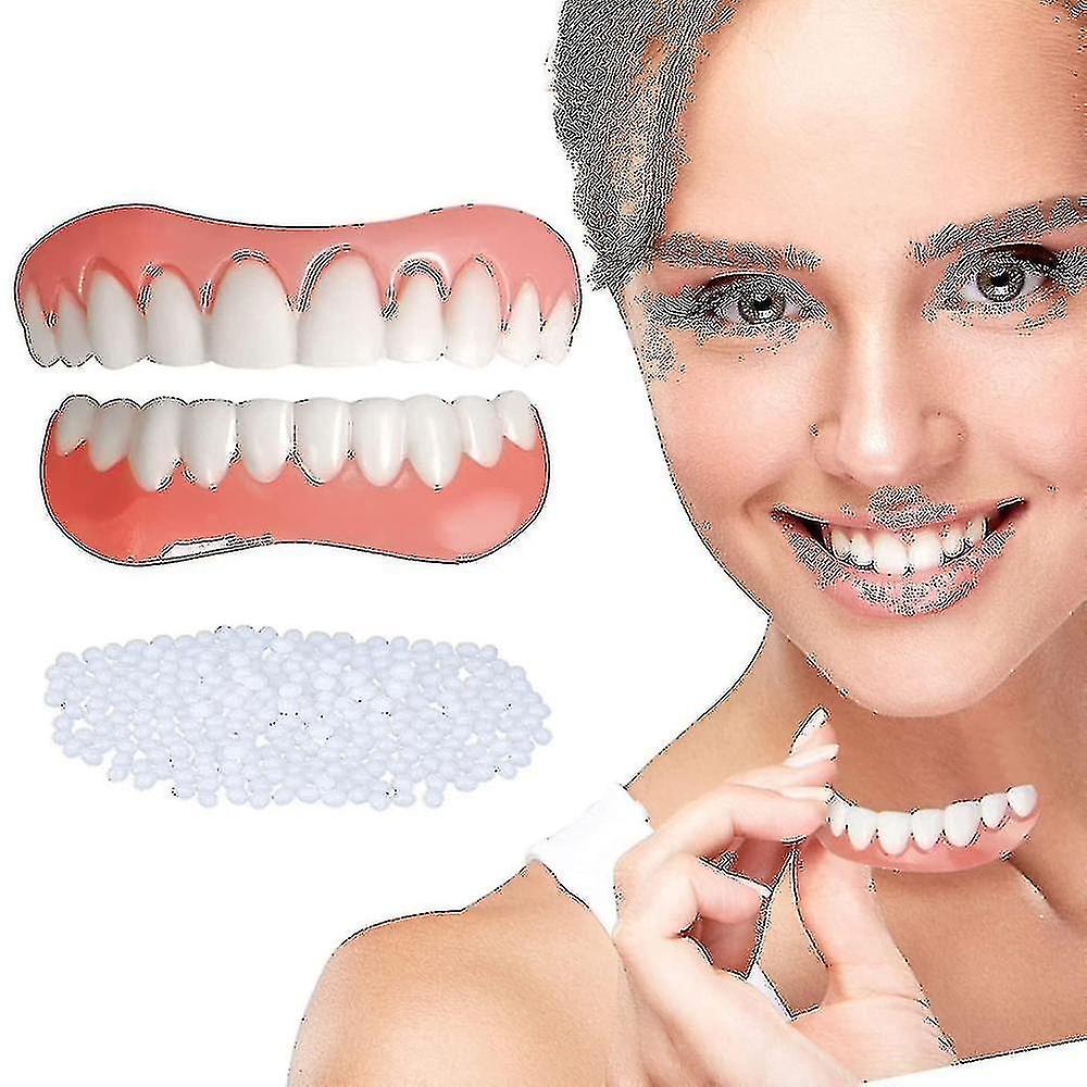 2 Sets Of Dentures Upper And Lower Dentures, Natural And Comfortable, Protect Your Teeth And Restore