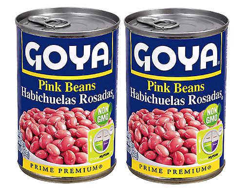 Goya Pink Beans Habichuelas Rosadas 2 Can Pack