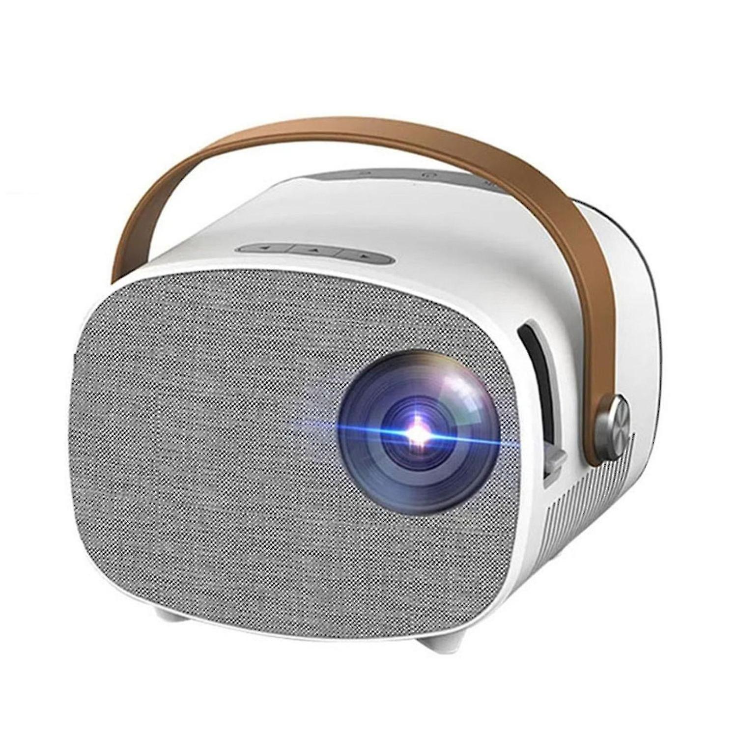 T50 Small Portable Round Projector Outdoor Movie Proyectors Beamers for Home Theater