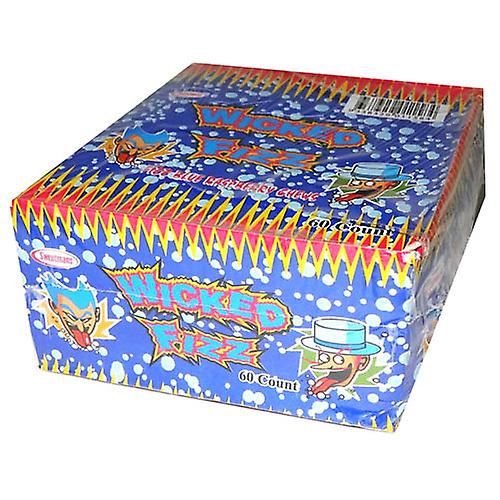 BLUERASPBERRY Sweetmans Wicked Fizz Delicious and Delightful Chew Bar 72pc