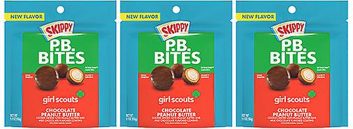 Skippy P.B. Bites Girl Scout Cookie Chocolate Peanut Butter 3 Pack