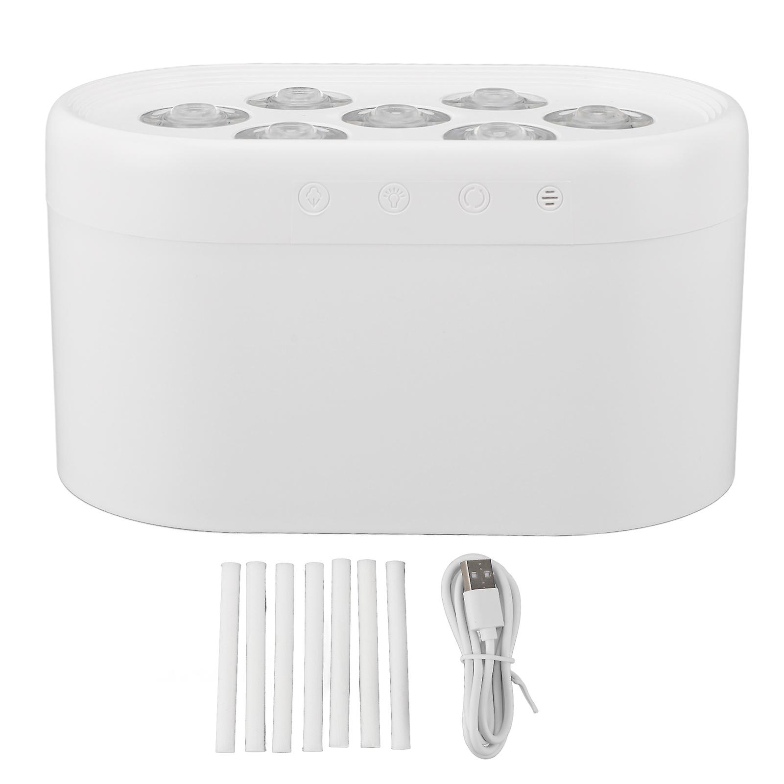 2024 Essential Oil Diffuser Humidifier ABS PP Smart Timing Adjustable Aromatherapy Diffuser Cool Mist Humidifier with Dynamic Lights for Home White