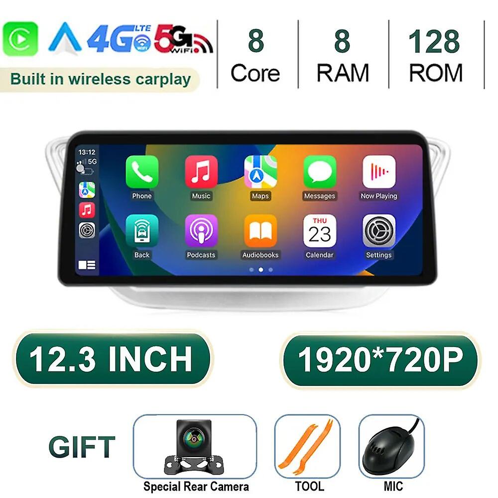 12.3 Pollici Android 13 Dsp Auto Autoradio Multimedia Video Player Per Hyundai Solaris 2 Verna 2016 - 2020 Carplay Autoraido Gps Bt