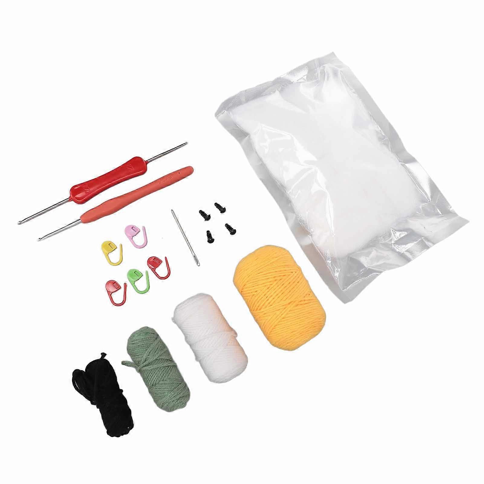 Crochet Dog Starter Kit Cute DIY Hand Crafted Learn to Crochet Animal Starter Kit Crochet Kit for Beginners