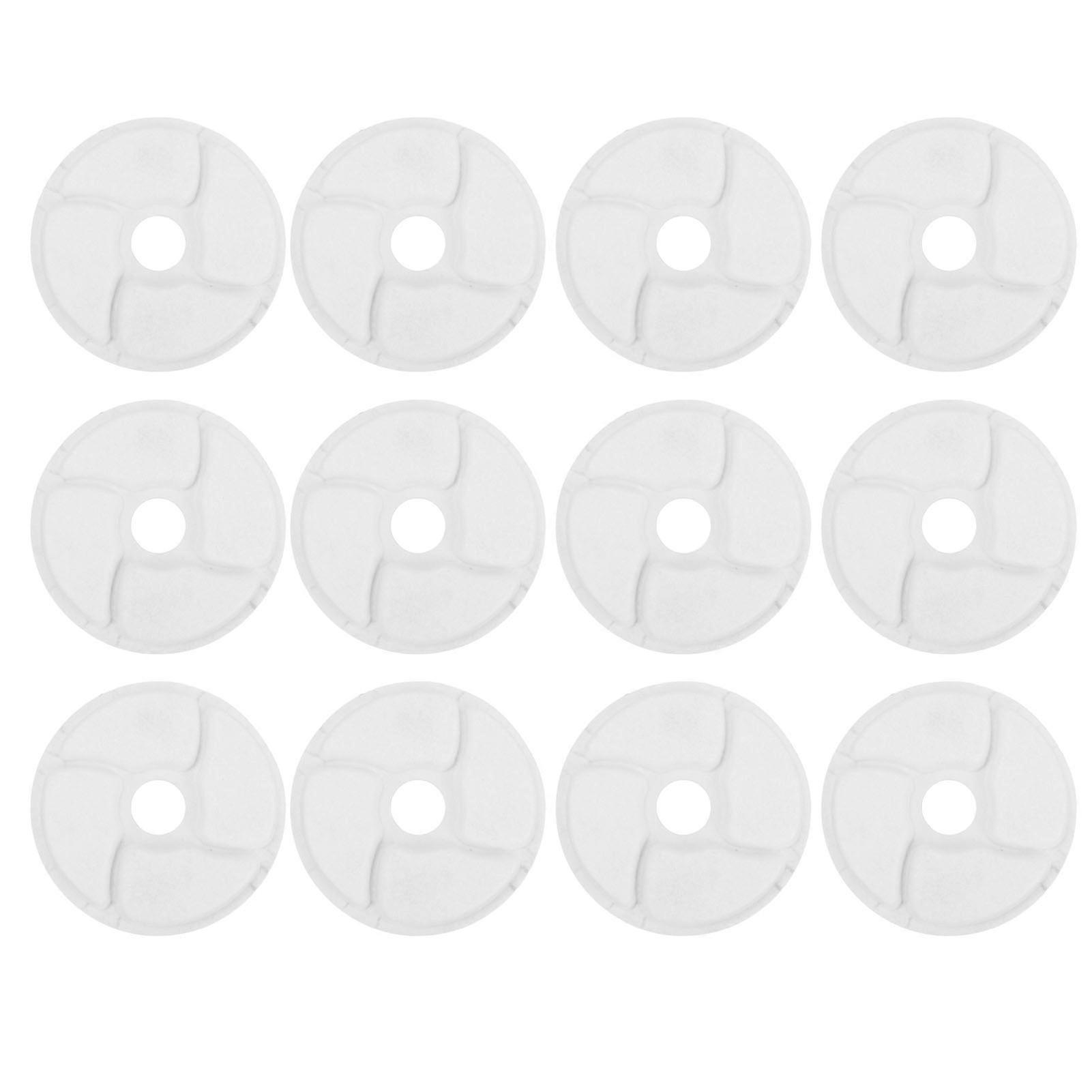 Pet Water Fountain Filter 3 Layer Filtering Replacement Cat Dog Water Dispenser Filter 12pcs