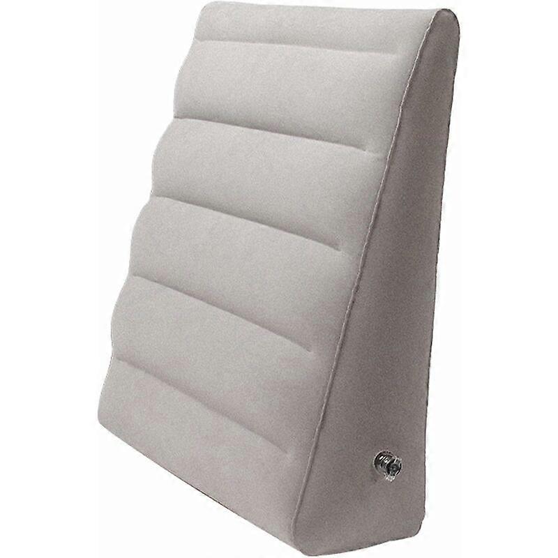 Inflatable Wedge Pillow, Bed Pillow, Fast Inflation Deflation Head, Shoulder, Back, Leg Support Travel Pillow for Bed