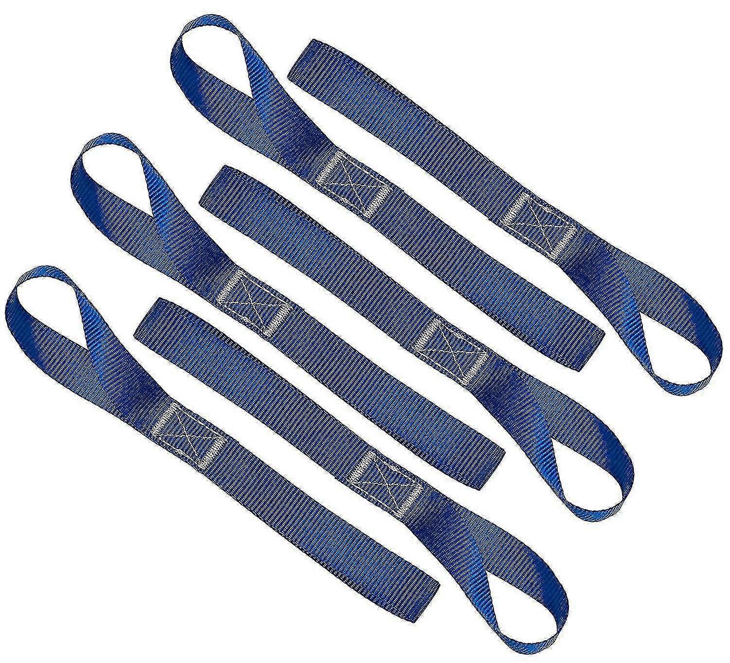 2024 New Soft Loop Tie Down Straps - 1,500 Load Capacity- 6 Pack - Loops For Dirt Bikes,blue