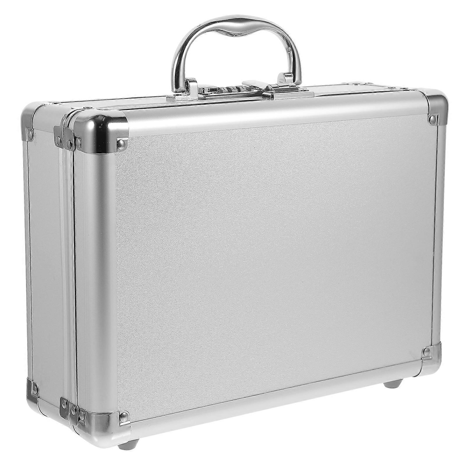 Tool Carrying Box Metal Briefcase Tools Case Password Camera Tools Carrying Organizer with Handle