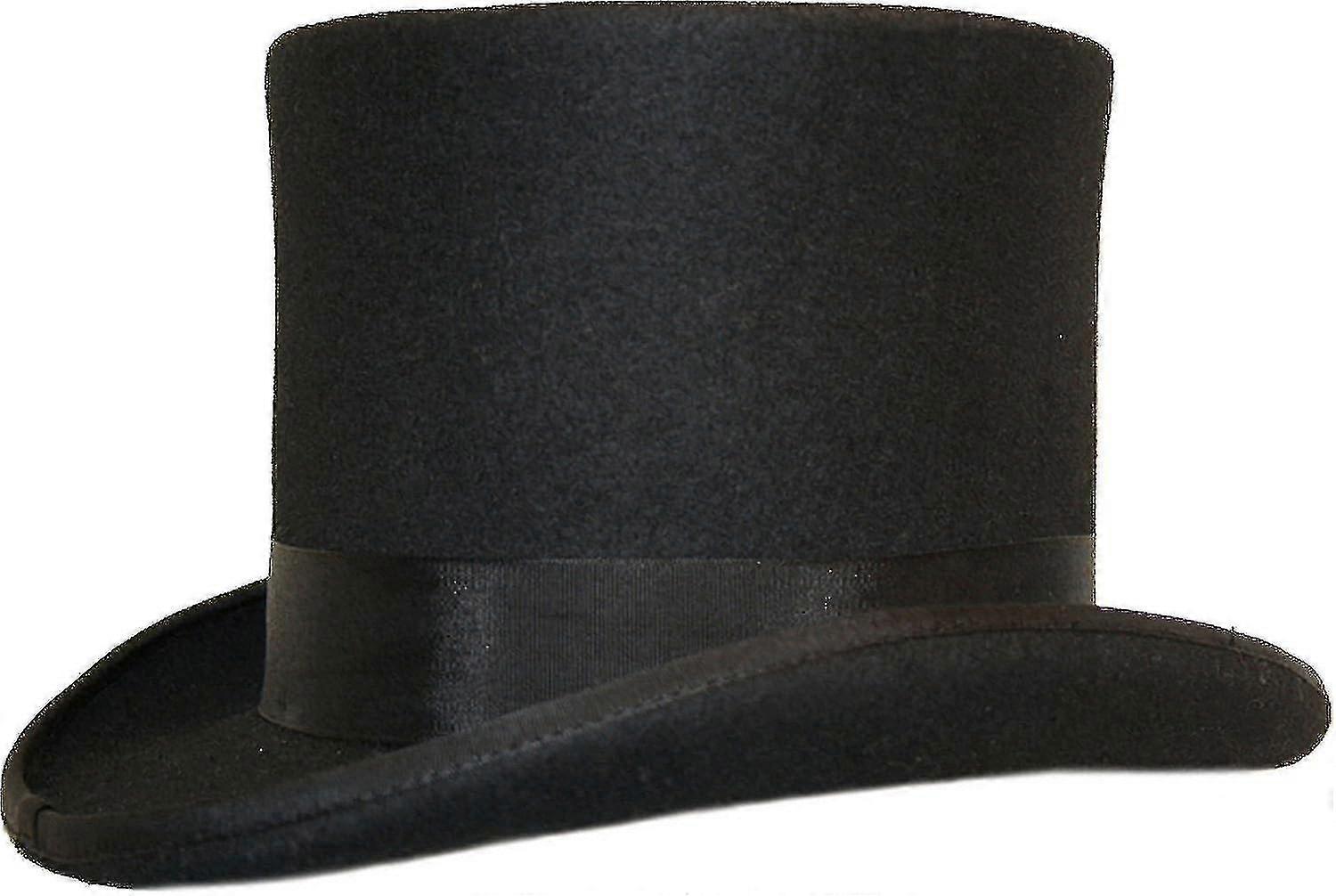 Hand Made Wool Top Hat Satin Lined Small To Xxl