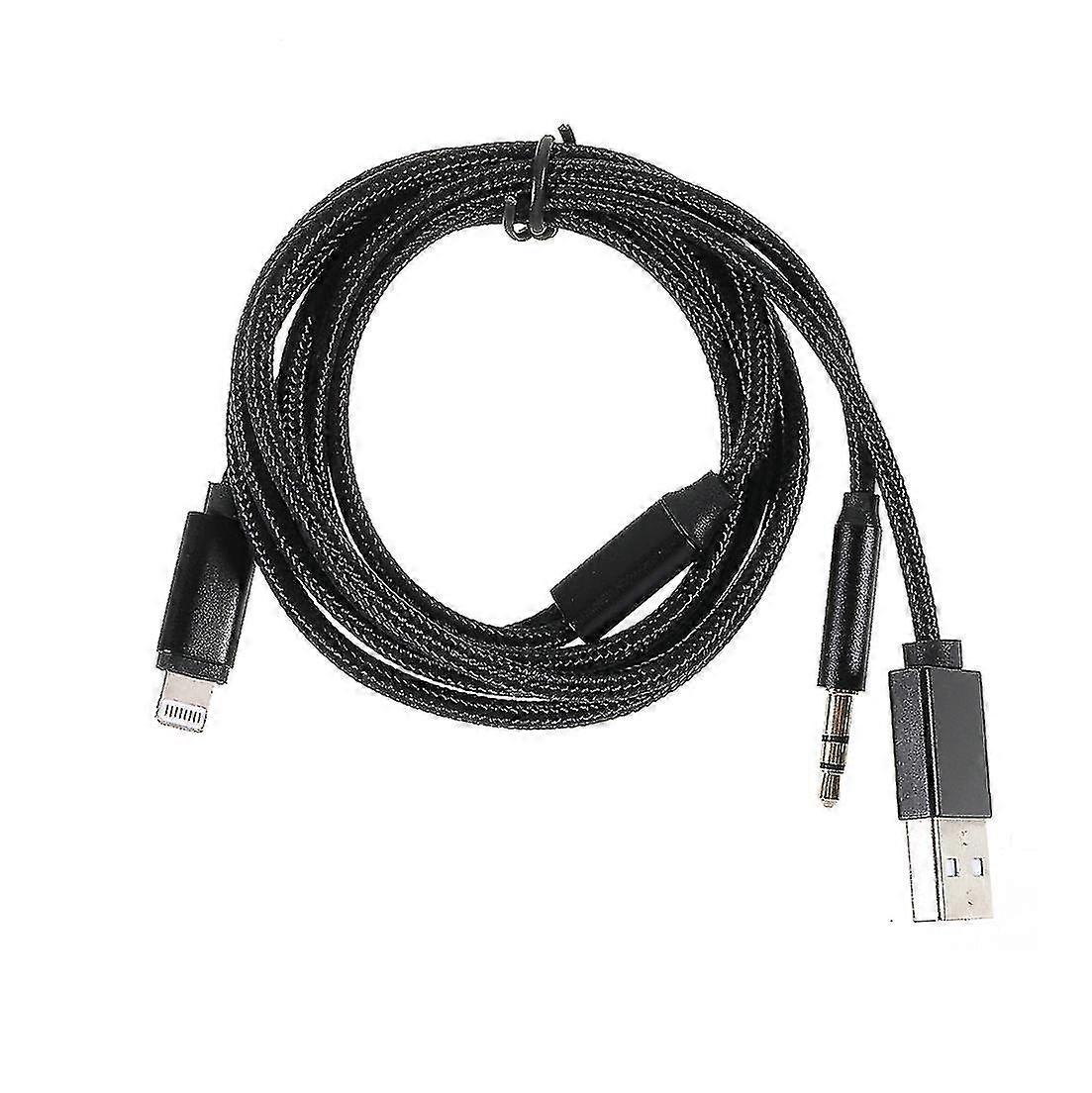 Lightning do 3,5 mm + usb ładowanie audio adaptera Aux do iPhone'a iPada