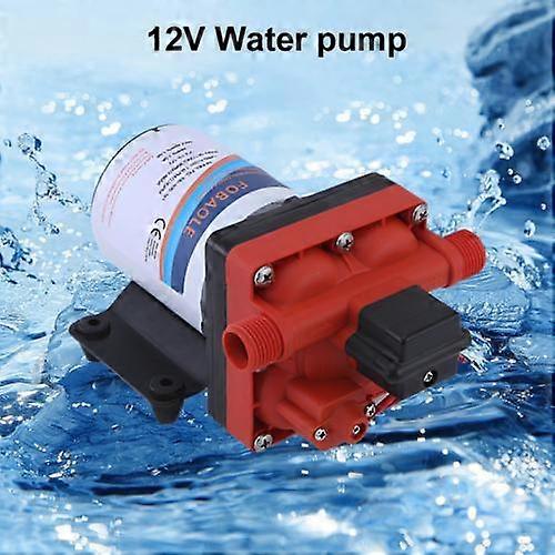 12V Caravan Water Pump 11.3L/M 55PSI High Pressure Self~priming RV Camping Boat NO.8066