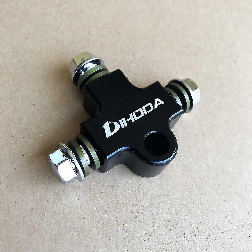 Motorcycle Hydraulic Brake oil Hose CNC Three-way Pipe Connector / Tee Coupling Fitting For modification tubing bracket Adapter