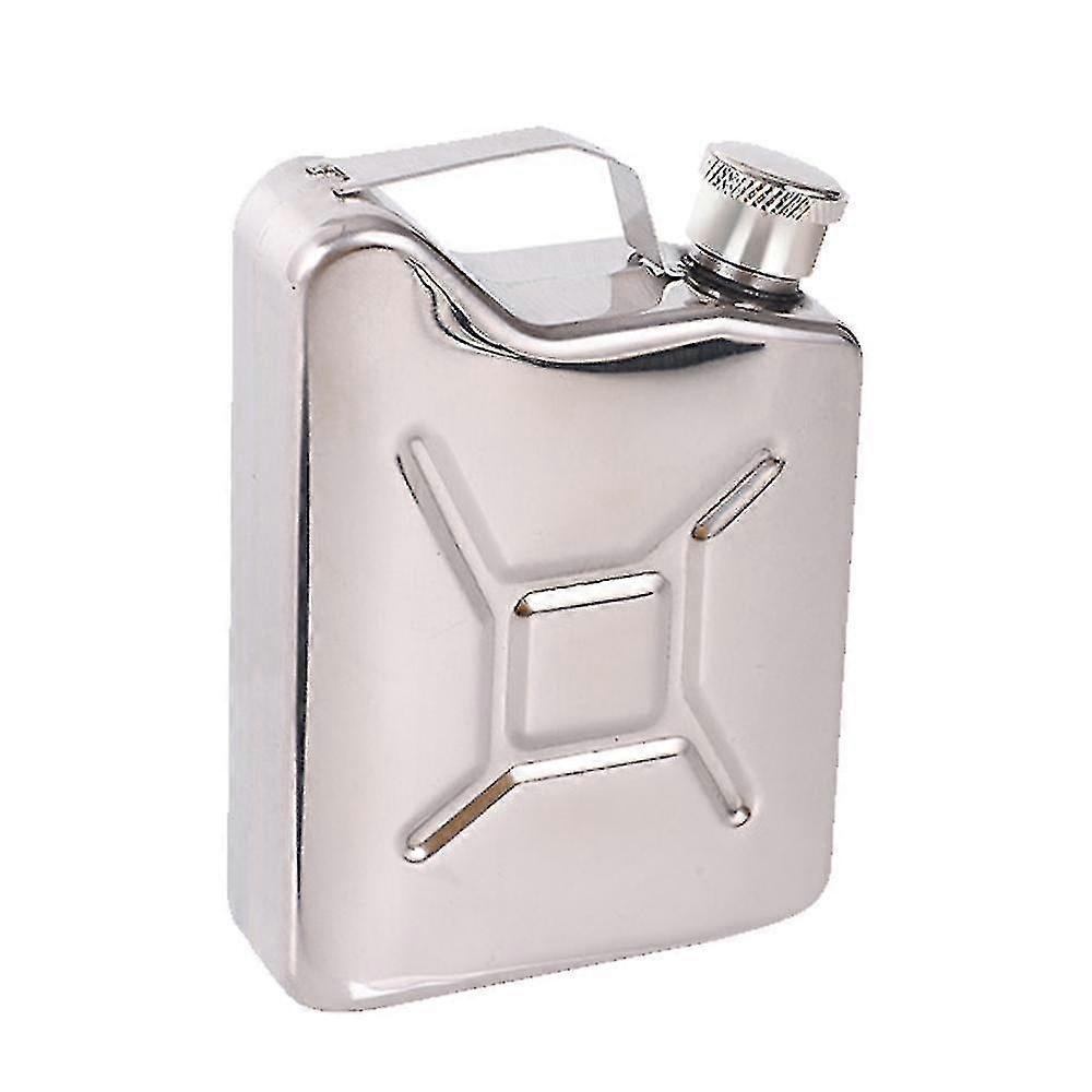Hip Flask For Liquor, 5oz Stainless Steel Small Portable Jerry Can Shape Alcohol Bottle Pocket Wine