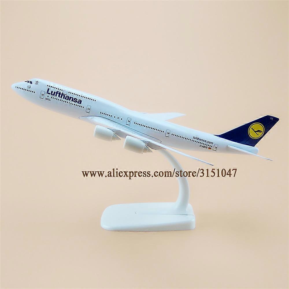 20cm Model Airplane Air Lufthansa B747 Boeing 747-8 Airways Airlines Metal Alloy Plane Model Diecast Aircraft