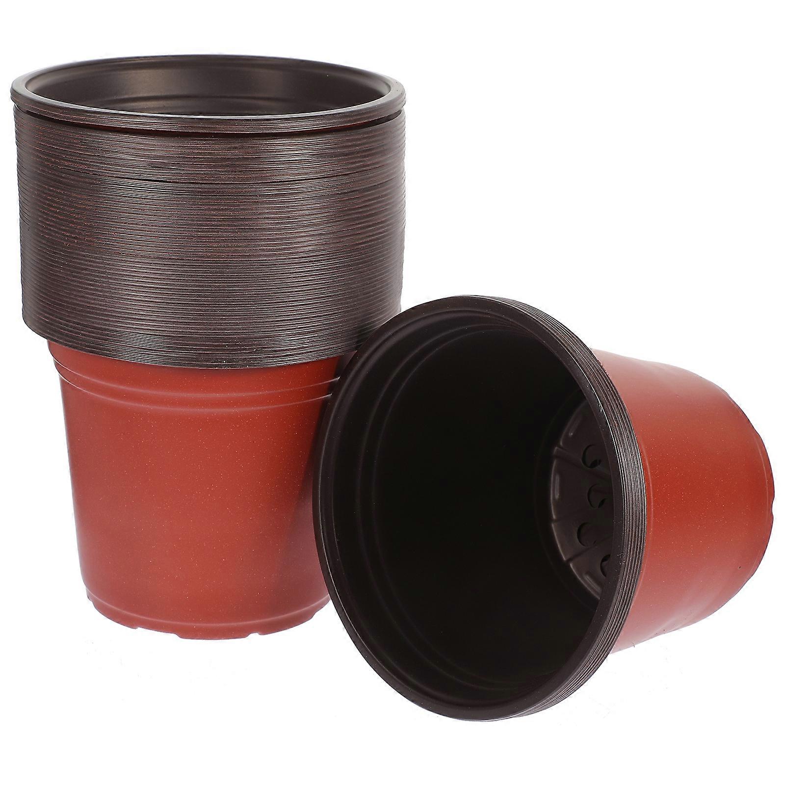 50Pcs Planter Nursery Pots Succulent Planting Containers Flower Pots with Drainage Holes