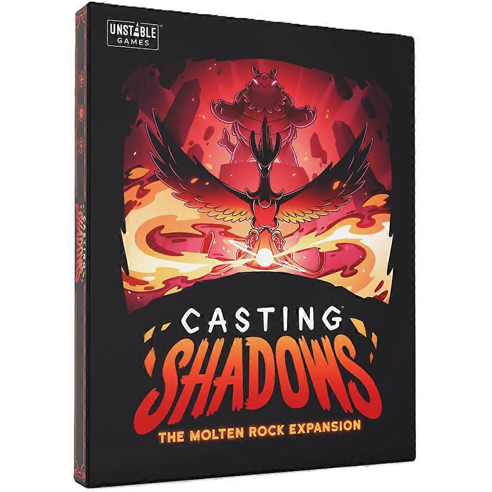 Casting Shadows Molten Rock Expansion Game w/ Challenges and Game Mechanics