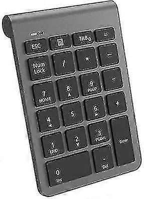 Bluetooth Numeric Keypad, Portable Wireless Bluetooth 22 Keys Number Pad Keyboard With Multiple Shor-Splendid