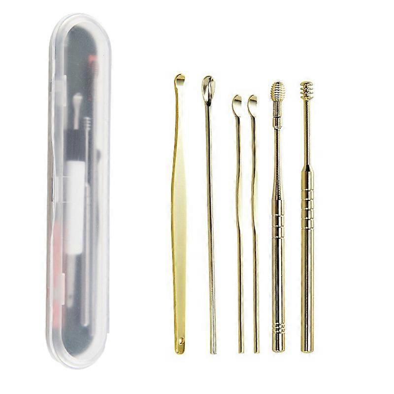 Helical spring ear picking tool