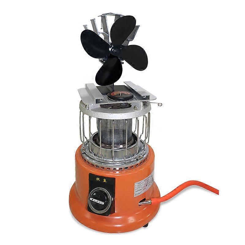 Heat powered stove fan