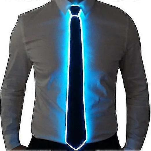 El Wire Black Ties Led Luminous Bow Neck Tie Ties