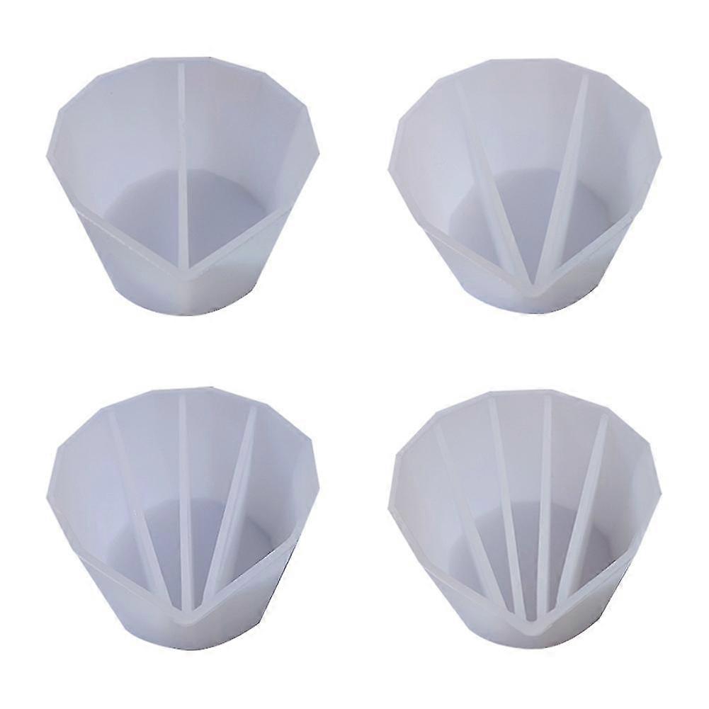 4pcs Distributing Cup Silicone Measuring Cups Resin Tools Color Mixing Cup For Dispensing Handmade