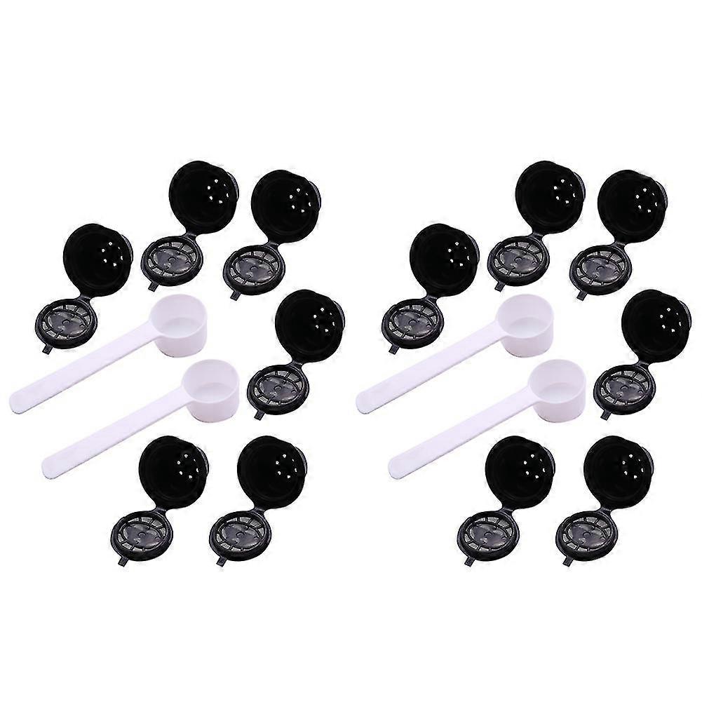 12 Pcs Refillable Reusable Espresso Capsule For Coffee Machine Reusable Capsule Refill Empty Capsul