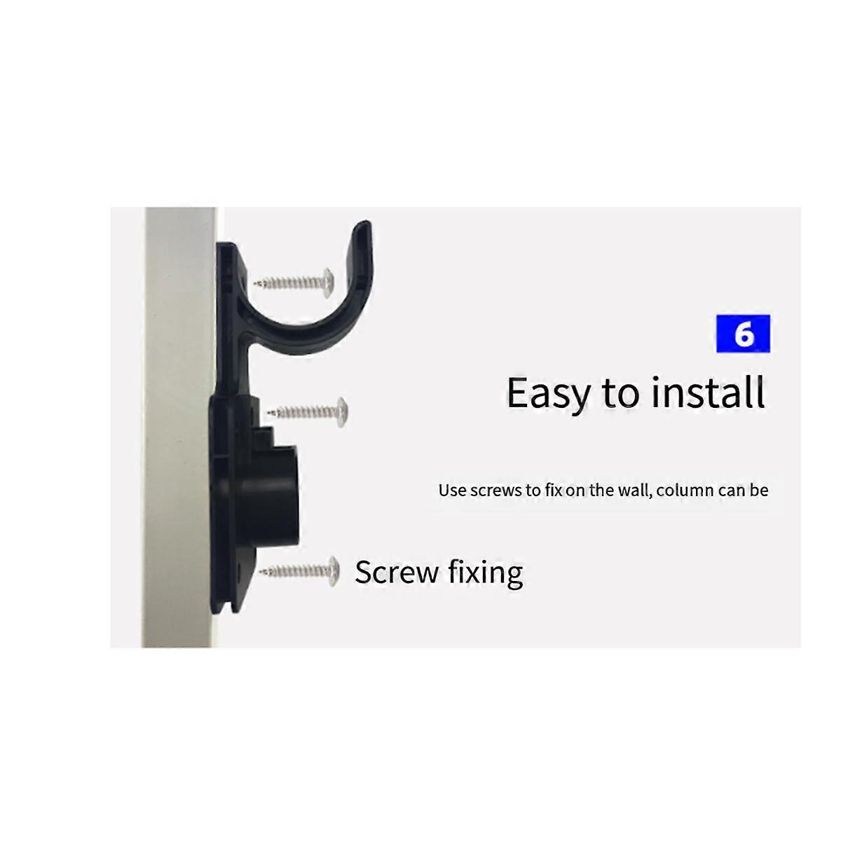 One Piece Wall EV Charger Cable Holder Head Socket for EV Charger Type2 Connector EU Standard