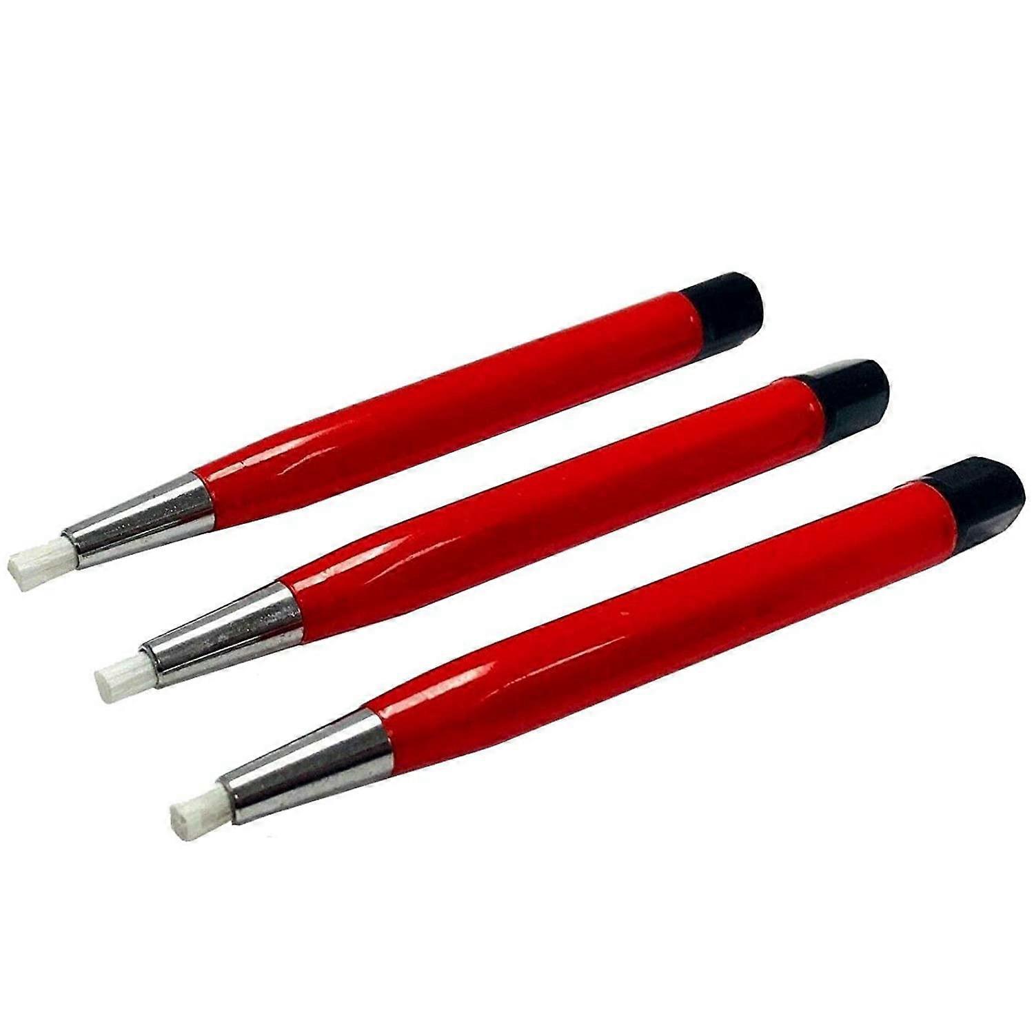 Fiberglass Scratch Brush Pen 3Pcs Jewelry, Watch, Coin Cleaning, Electronic Applications, Removing