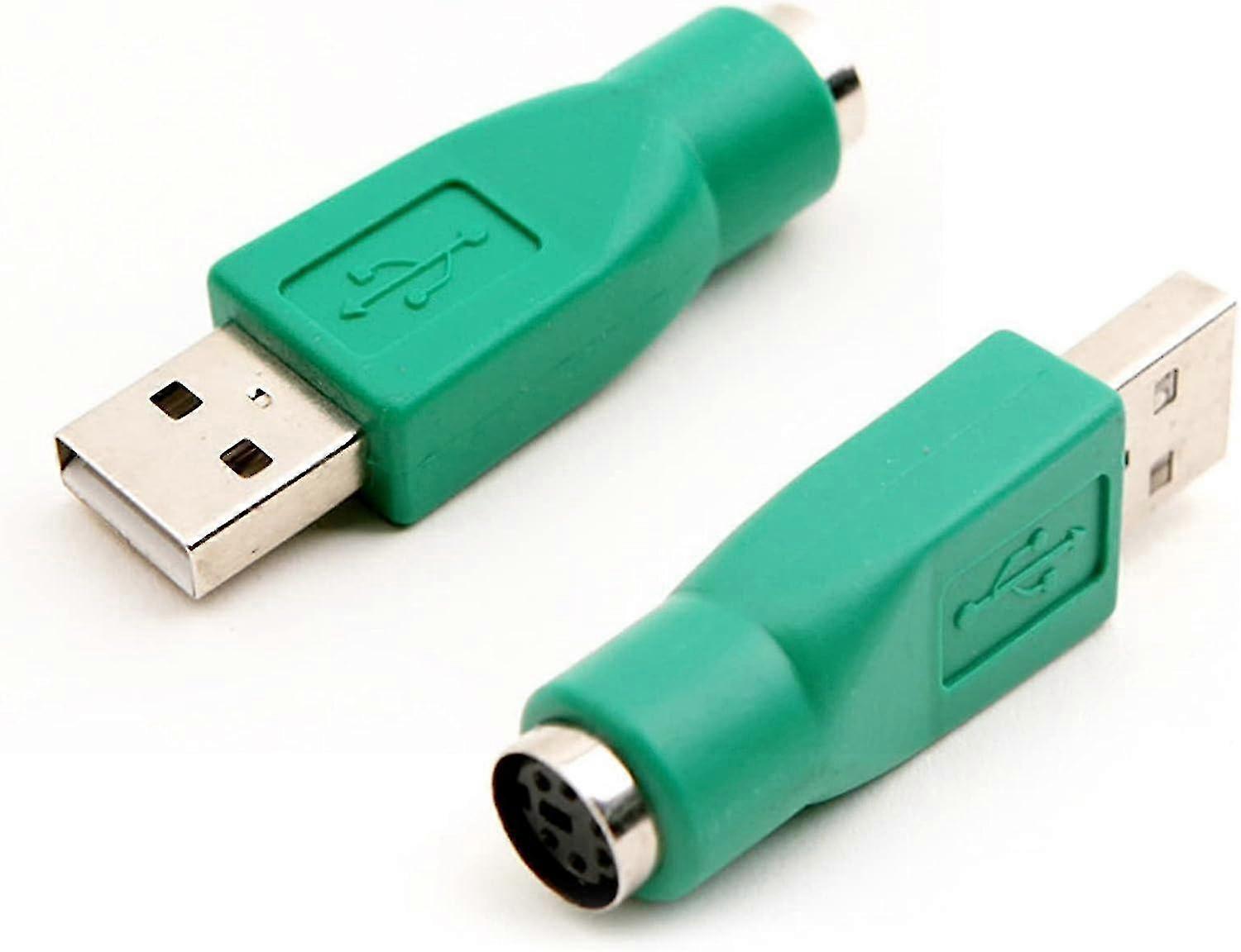 USB Mann til PS/2 Female Adapter