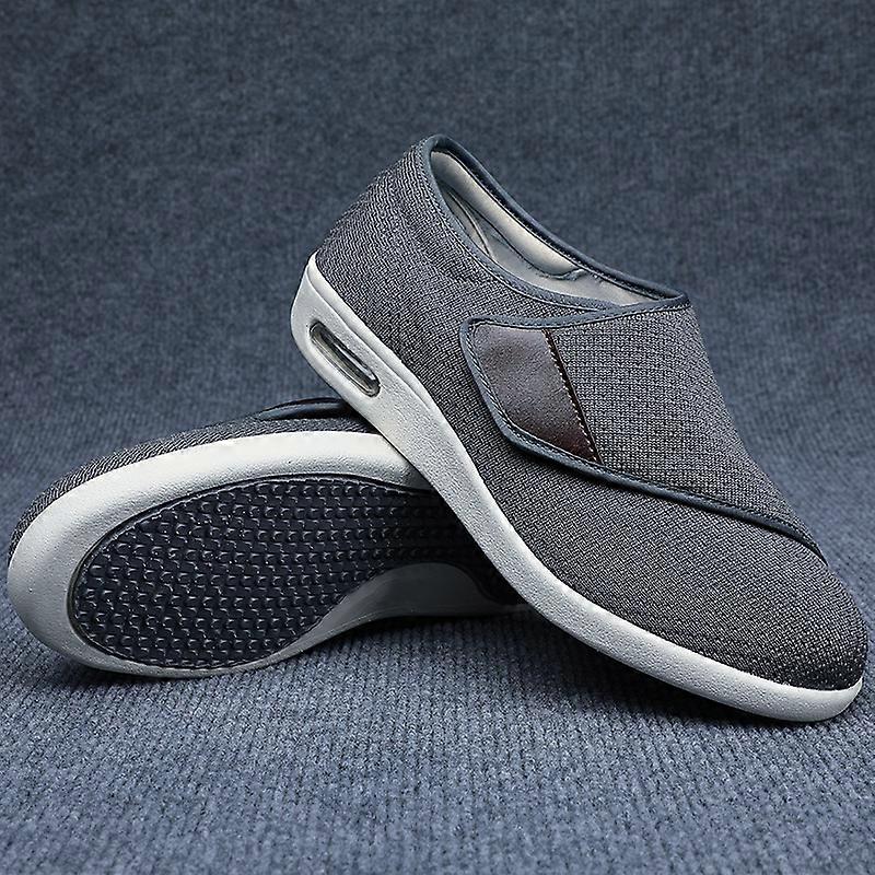 Wide Adjusting Soft Comfortable Shoes Orthopedic Walking Shoes for the Old Breathable Hook-and-loop Design Shoes