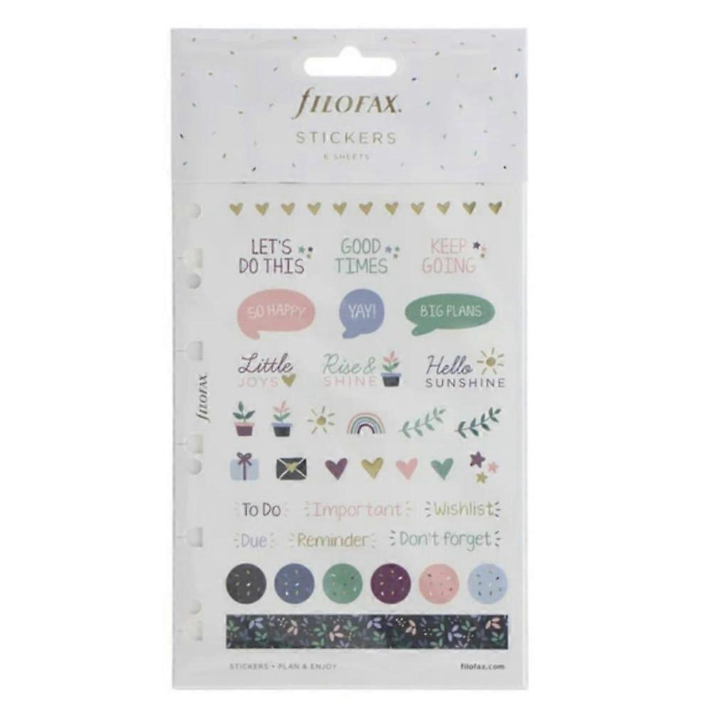 Filofax Garden Multi-Fit Stickers Premium Quality and Stylish Design Stickers