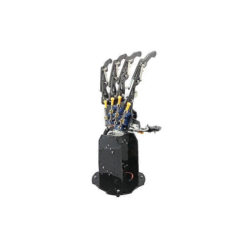 5 DOF Robot Five Fingers Robotics Kit Pedagogisk Metall Mekanisk Tass För Arduino Arm Vänster och Höger Hand DIY Programmering Robot