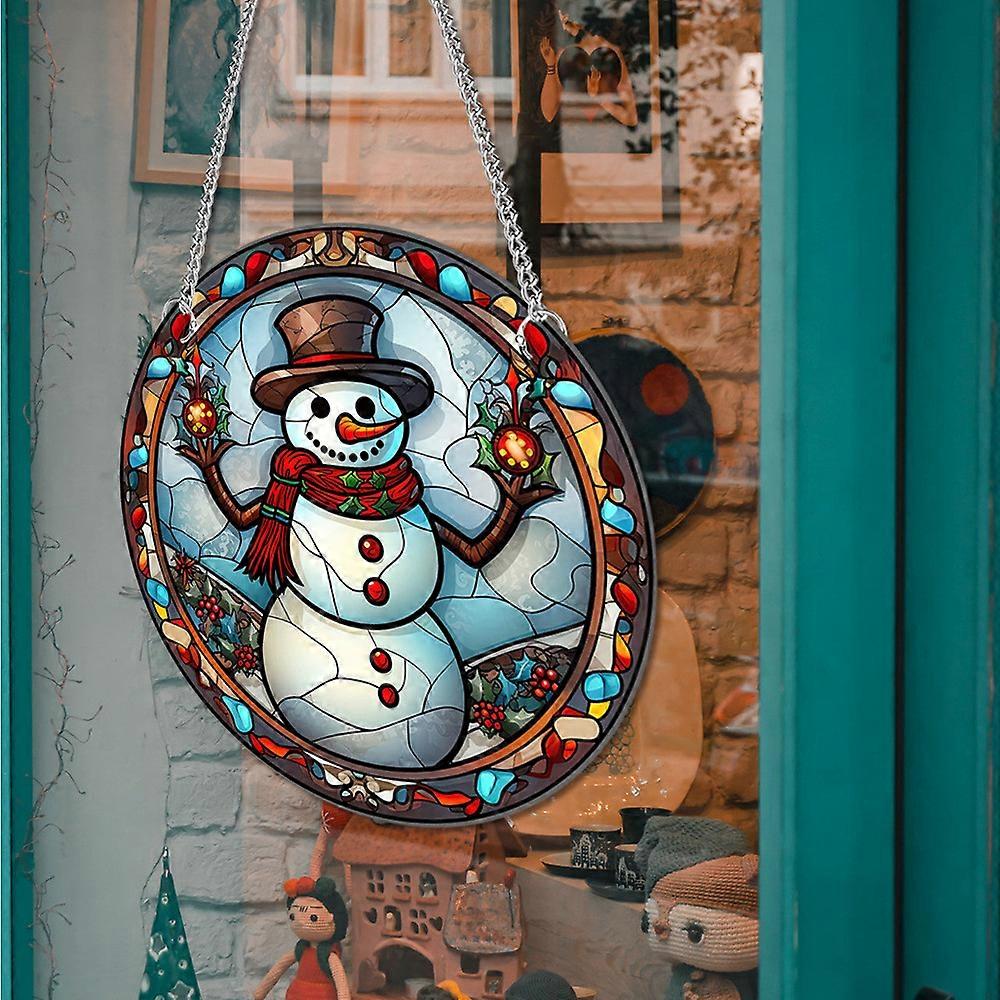 Halloween Pumpkin Witraż Wisząca Dekoracja