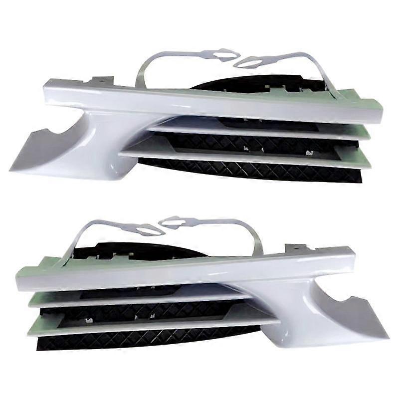 1Pair Car Front Bumper Tow Hook Cover Cap Towing Hole Lid Trailer Trim Cap for C Class W202 1998-20