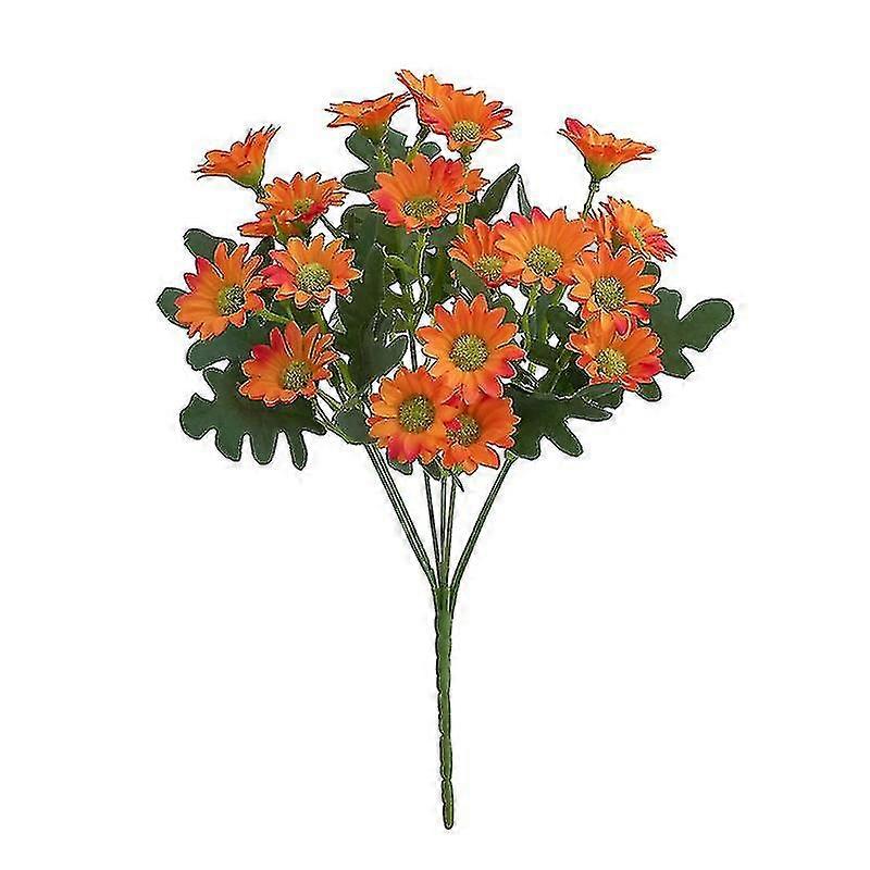 2pcs Bella artificiale fiori autunnali seta margherita fai da te decorazione di nozze festa di giardino festa di Natale Artigianato di Natale