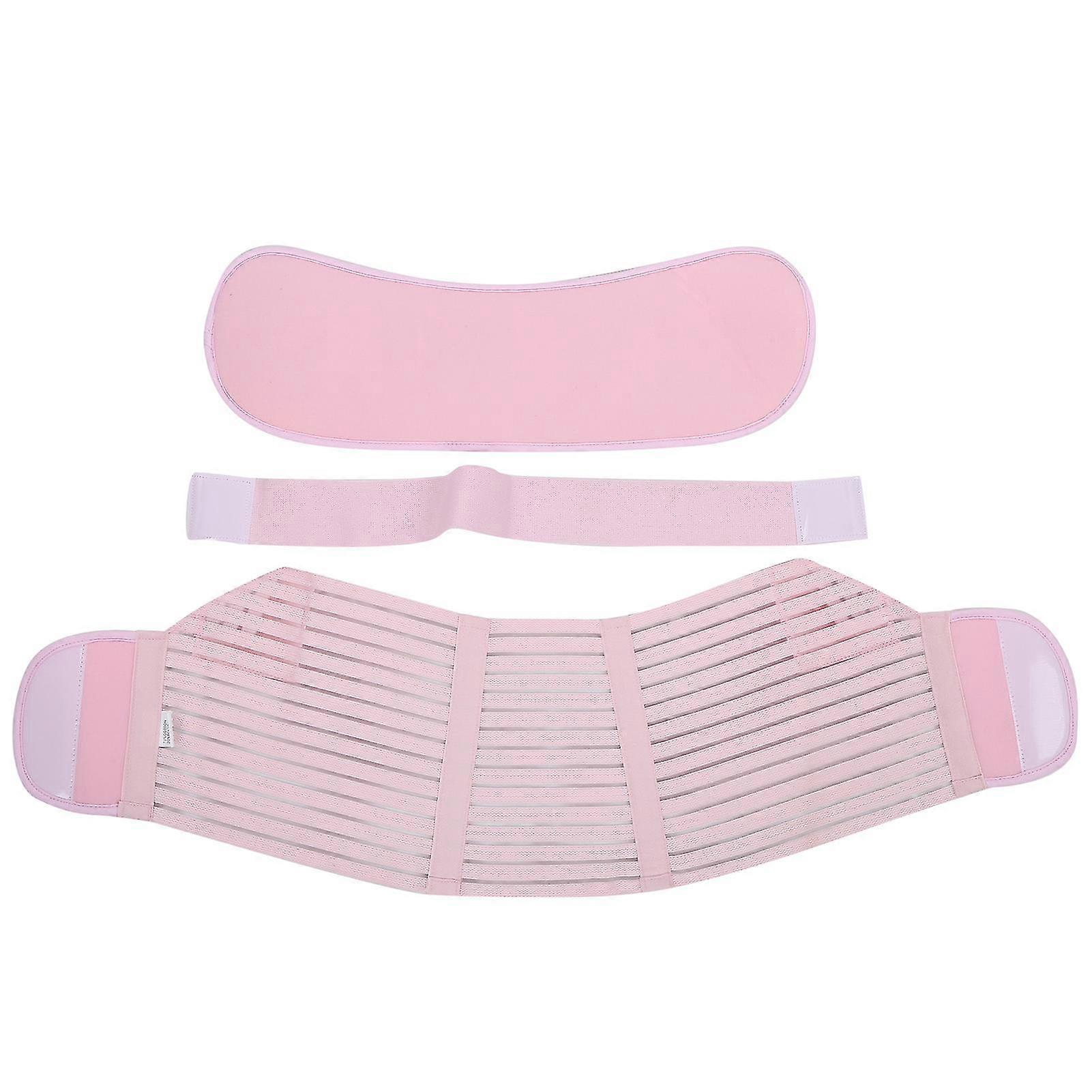 Maternity Support Belt Breathable Pregnancy Belly Band Adjustable Back Support Bracepink L