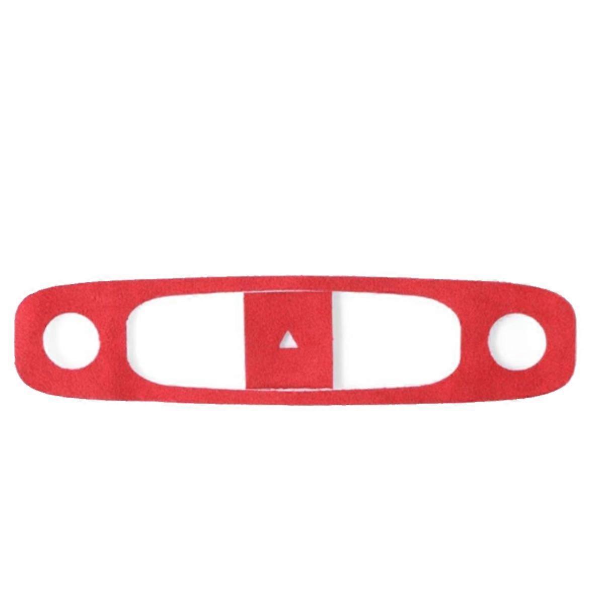 Car Reading Light Frame Trim Sticker for Model Y 2023-2018 Front Inside Lamp Panel Cover Red