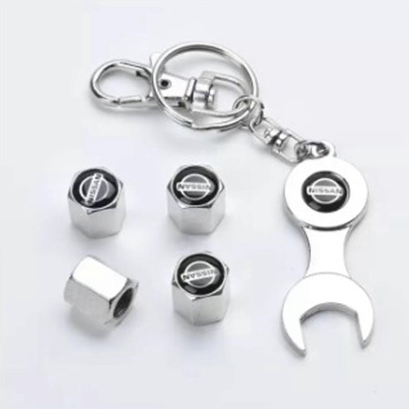 4pcs Car Tire Stem Valve Caps Skull Head Pattern Stem Cap para accesorios automotrices