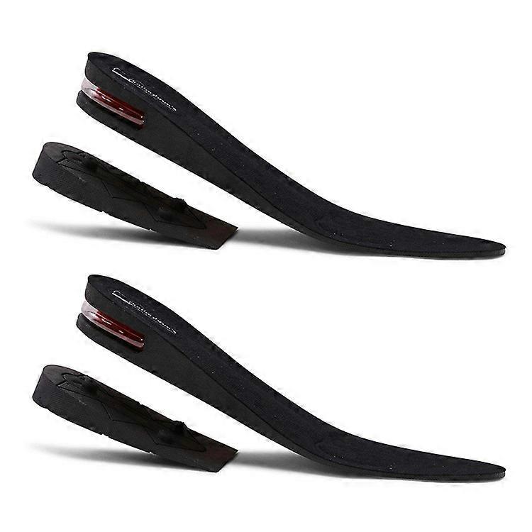 Height Increasing Insole, 2 Pairs 1-Layer 3 CM Lifting Cushioning Insole Adjustable Shoe Insole Breathable Insole