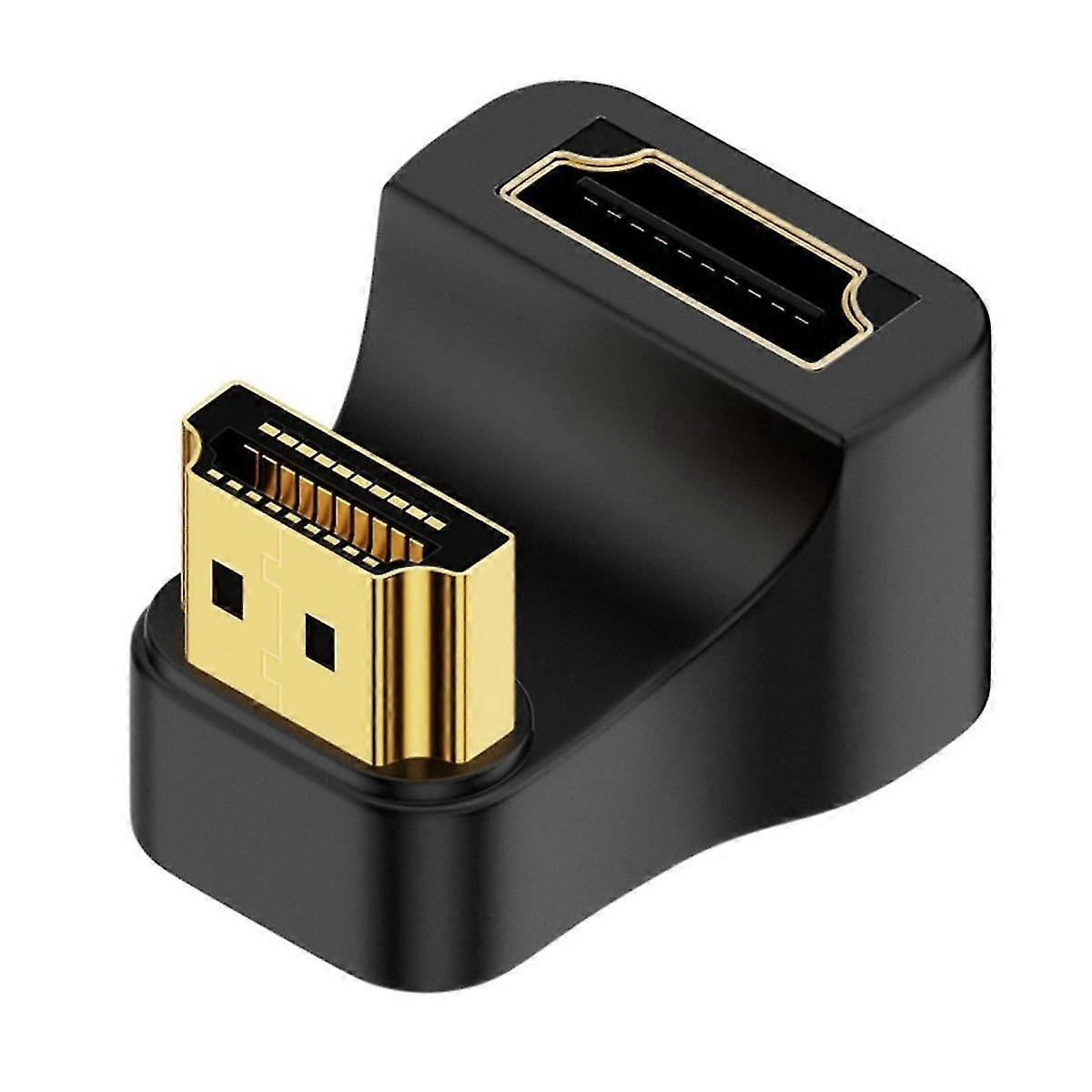HDTV Female Adapter Support UHS2.1 Multi-Functional Portable HD 8K@60Hz U Type HDTV Adaptor with Lights
