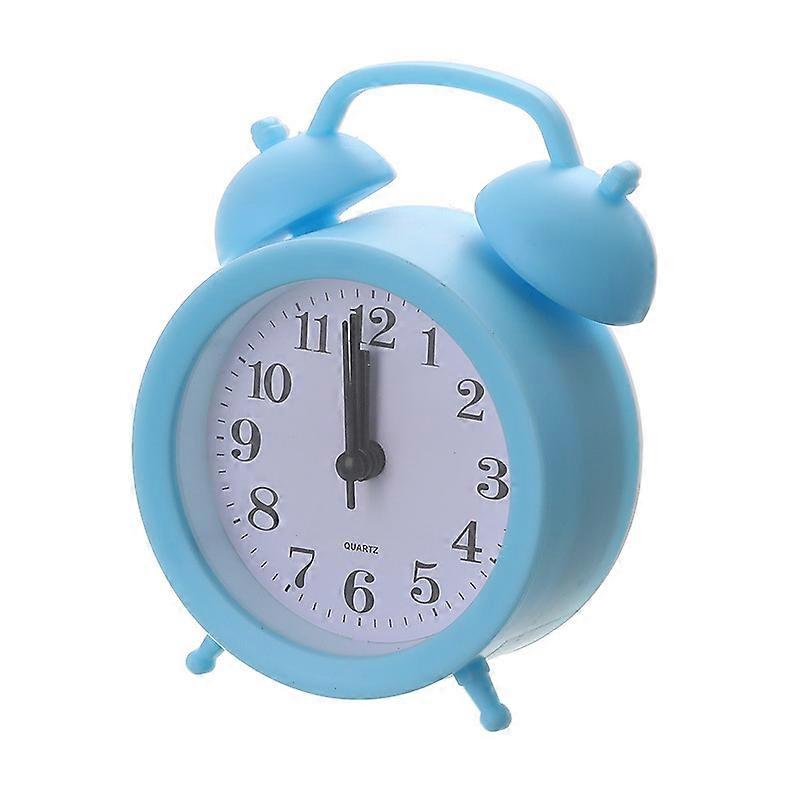 1pc Classic Bell Alarm Clock,Mini Cute Battery Operated Bedside A